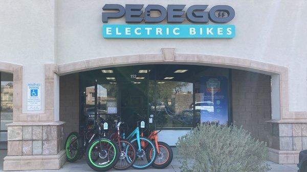 Front view of Pedego Ahwatukee