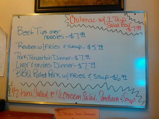 Thursday specials