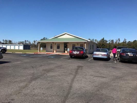 Plenty of parking at the Fish House.