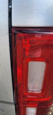 broken taillight