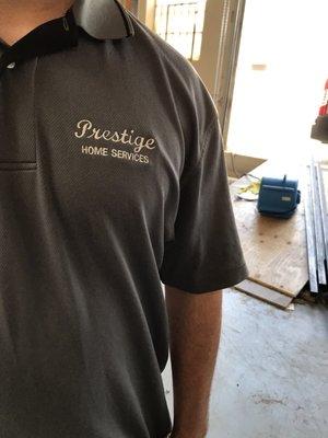 Our company shirts that are done by Agoura Embroidery