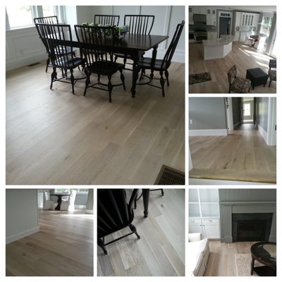 white oak plank stain gray