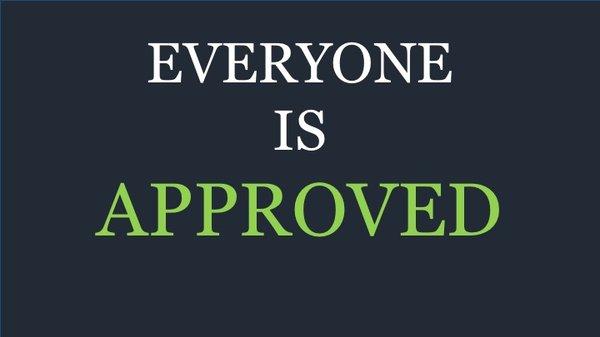 You are Approved!