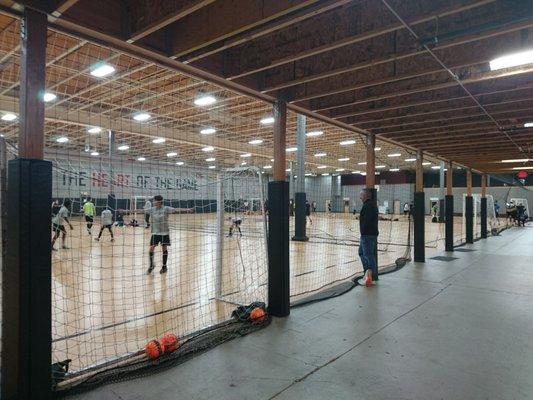 3 full sized futsal courts