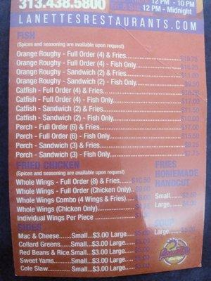 Menu-side 1