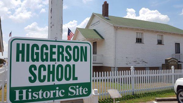 Higgerson School Historic Site Sign