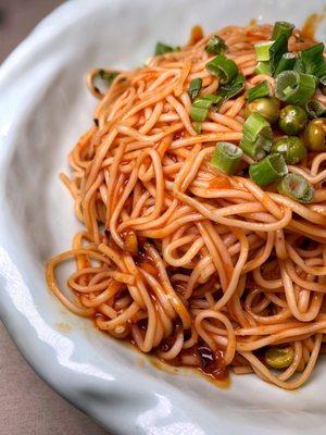 Spicy Cold Noodle with Spicy Sauce