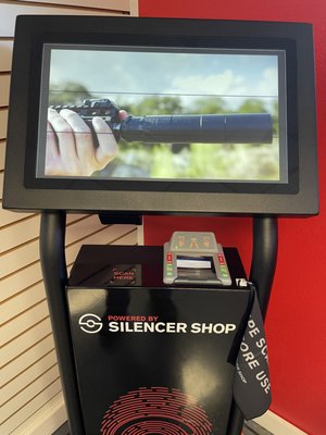 SilencerShop kiosk