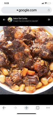 Caribbean oxtails