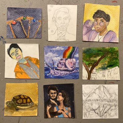 Tiny paintings