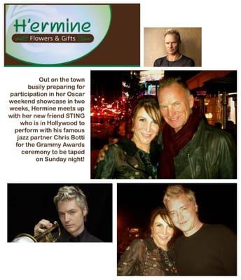 Marketing for Hermine Flowers & Gifts continues to reach the stars! What an exciting way to start the year.