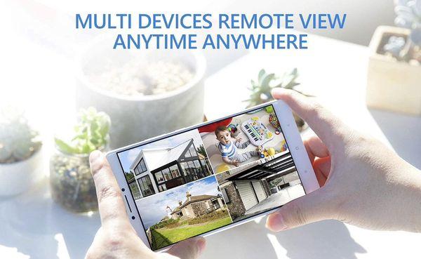 View your cameras LIVE anytime and anywhere from your phone or tablet