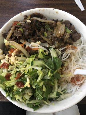 Beef vermicelli