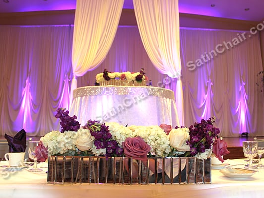 Canopy chuppah rentals by Satin  Chair Covers Rental