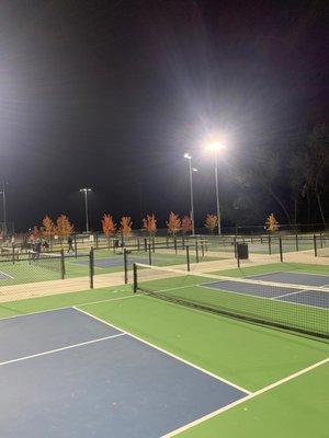 16 pickleball courts