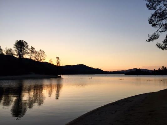 The lake at dawn