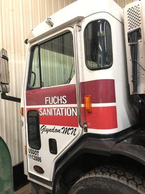 sanitation vehicle decals