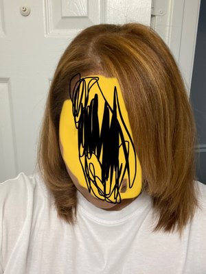 Hair color and highlight