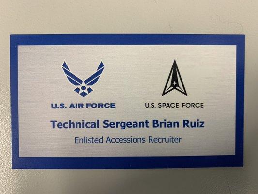 TSgt Brian Ruiz