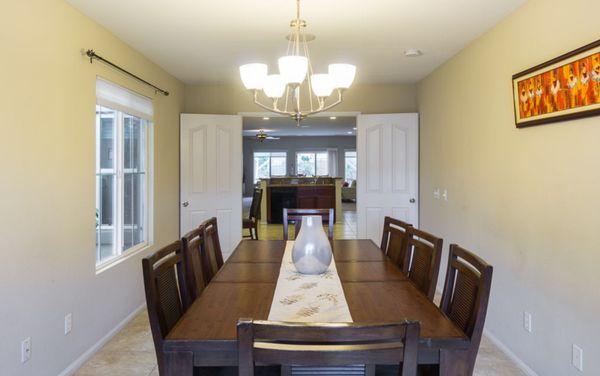 Great formal dining room