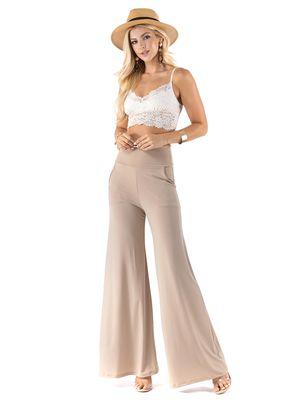 UX1001_Solid Palazzo pants