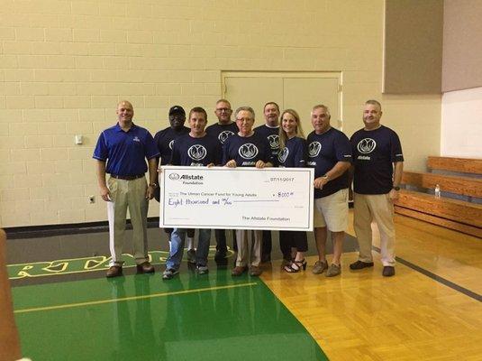 Allstate Foundation Grant for Ulman Cancer Fund for Young Adults