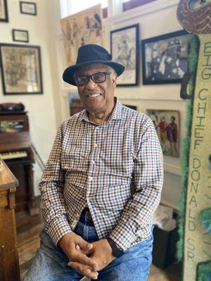 Al Jackson, owner and curator of Treme Little Jazz Museum