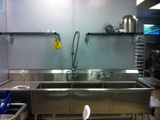 ware washing area, commercial kitchen and catering.