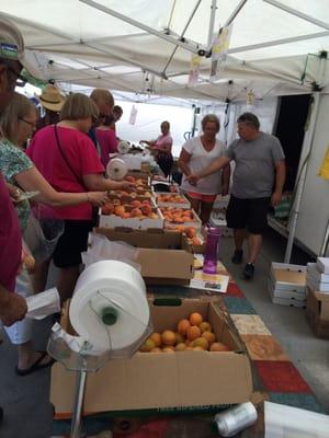 Colorado produce, in late July