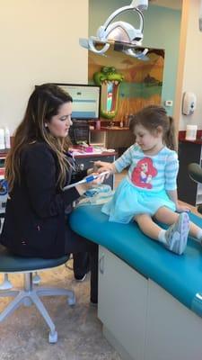 Had a GREAT experience for her 1st dental visit!