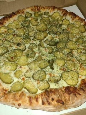 Dill Pickle Pizza !!! Hot and ready at pickup time !!!