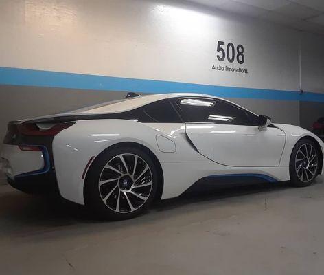 BMW i8 in for window tint