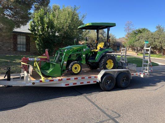 F281 Brush hog service we also do tractor work we can level, move dirt, & gravel recondition rutted driveways, forks for lifting and moving