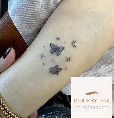 Tiny Tattoo (Fine Line Tattoo only) dainty and cute