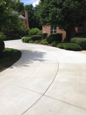 New Concrete Driveway