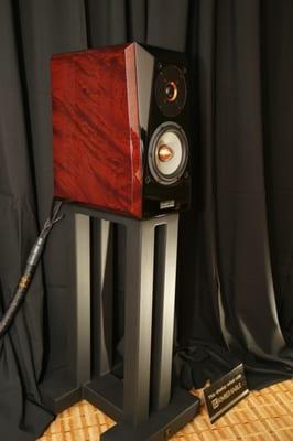 Joseph Audio Pulsar Speaker on Sound Anchor Stand at Rocky Mountain Audio Fest 2014