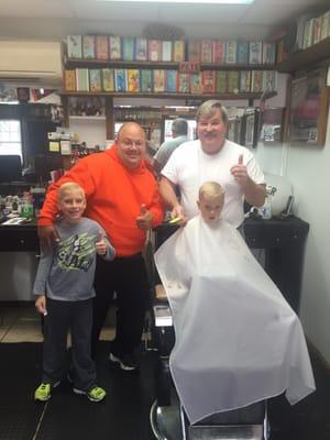 Good times at Pete and Dustins barber shop!