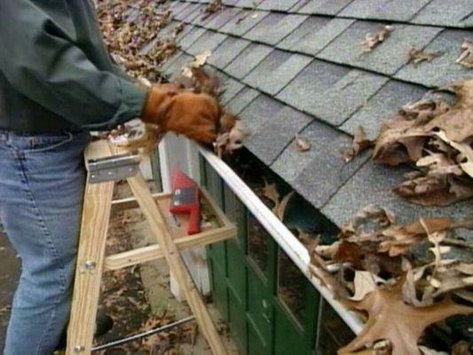 We clean gutters $99.00 for up to 200 feet, two story homes add $50 dollars.