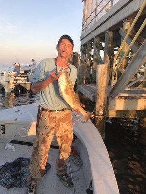 Thanks to the wonderful staff at griffin Fishing Charters. First morning over 60 redfish caught. Highly recommend