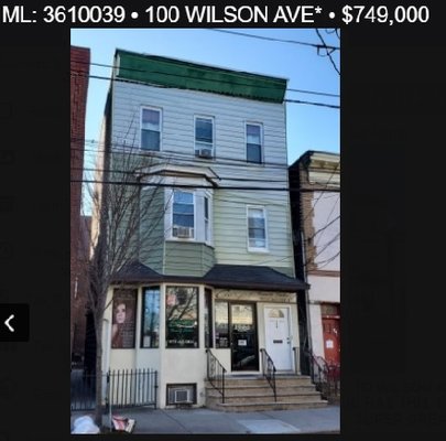 100 Willson Ave Newark NJ Mix-use 2 Family Front Store finished attic.