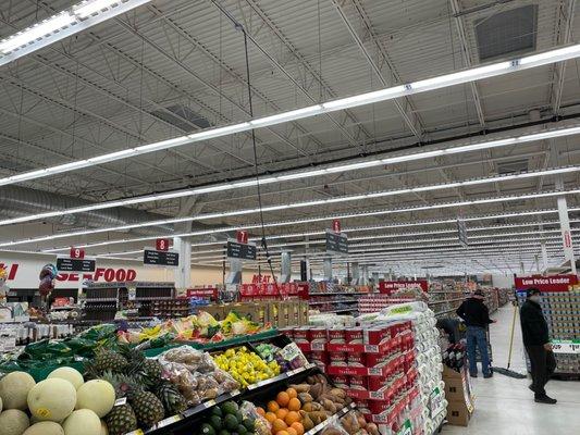 Guess the meat department needs different colored lights