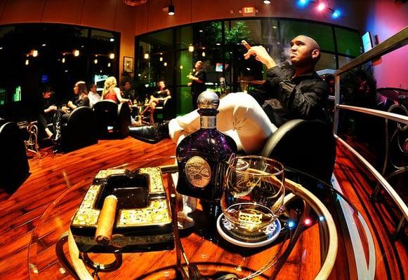 Come relax in our state of the art smoking lounge BYOB