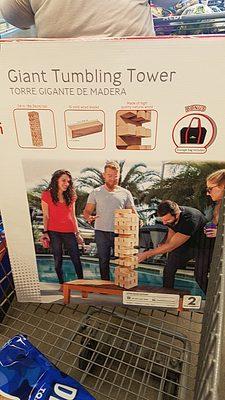 What a find! Jumbo Jenga!