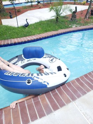 Rubber floats available for Lazy River