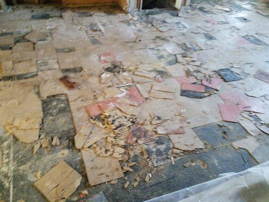 Asbestos Tile Removal