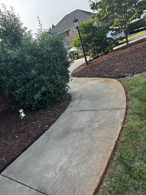 Half Sidewalk Before Picture