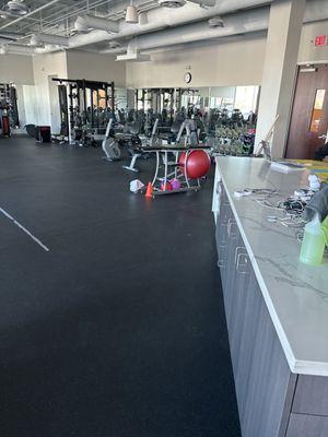 One of the exercise rooms.