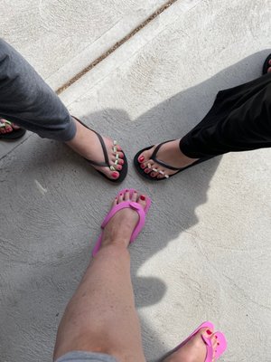 3 deluxe pedicures