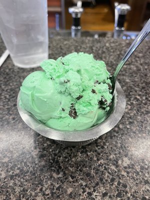 Mint Chip ice cream