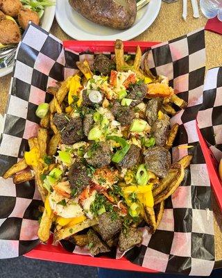 Lobster and Filet Mignon Cheese fries